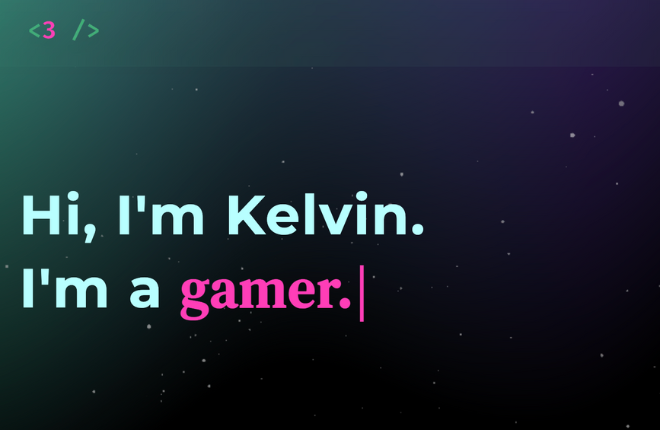 Personal website (react)